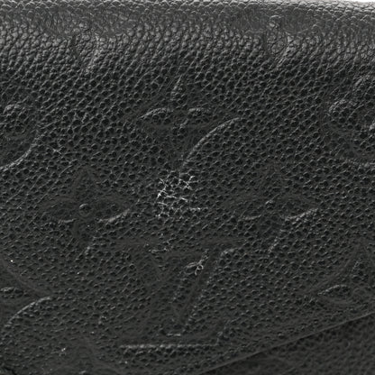 Louis Vuitton Empreinte Pochette Felicie Chain Wallet Black 12 of 13