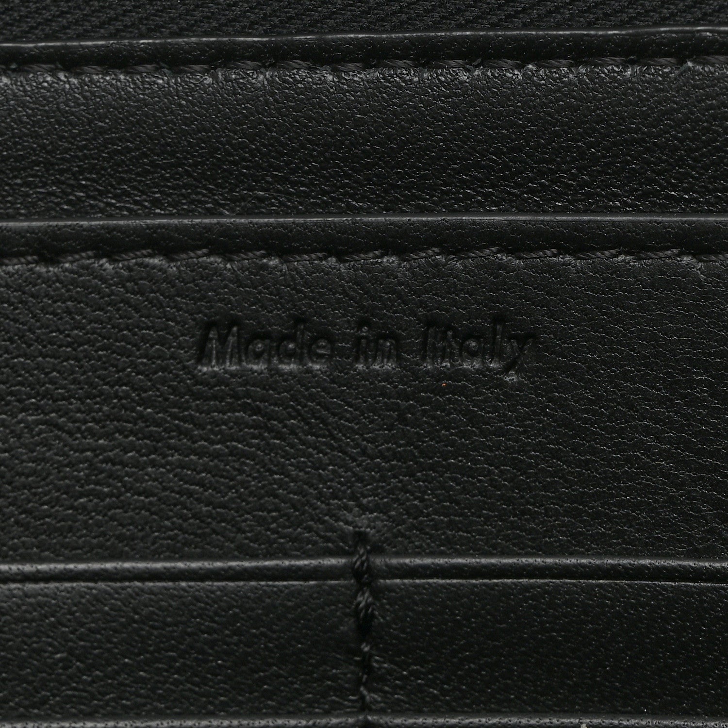 Celine Smooth Calfskin Ring Clutch Black 6 of 9