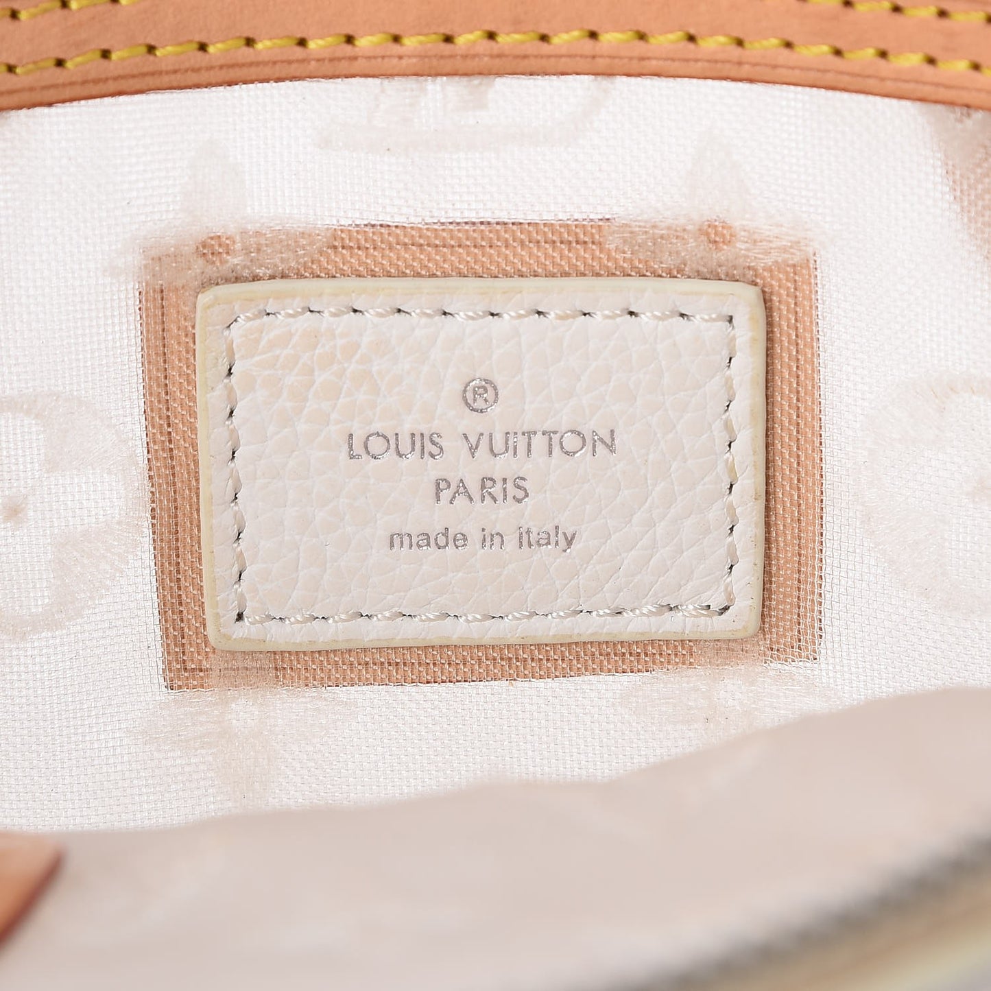 Monogram Transparence Lockit East-West White
