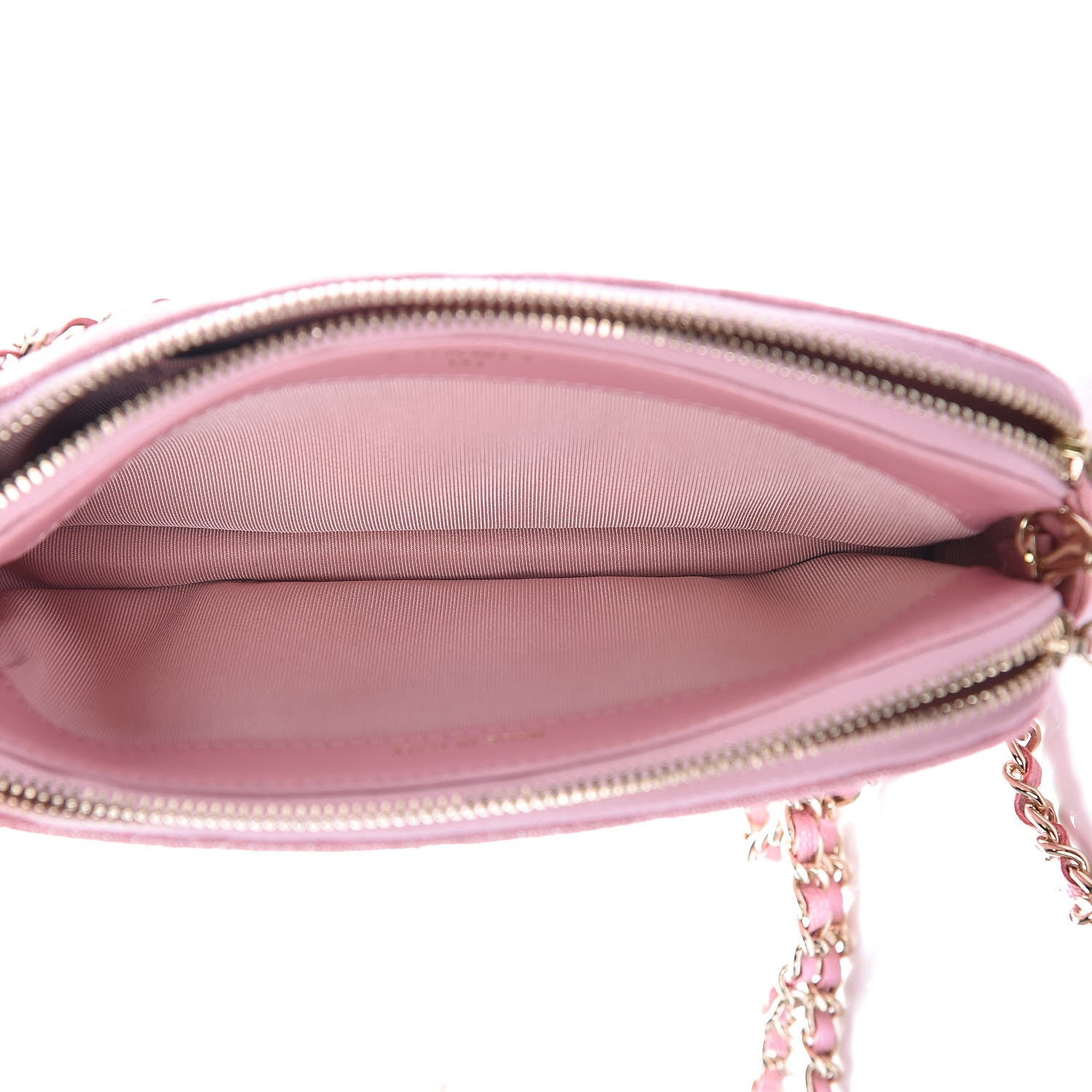 Chanel Iridescent Caviar Quilted Small Clutch With Chain Pink 11 of 22
