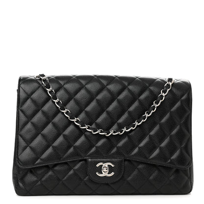 Chanel Caviar Quilted Maxi Single Flap Black 1 of 12