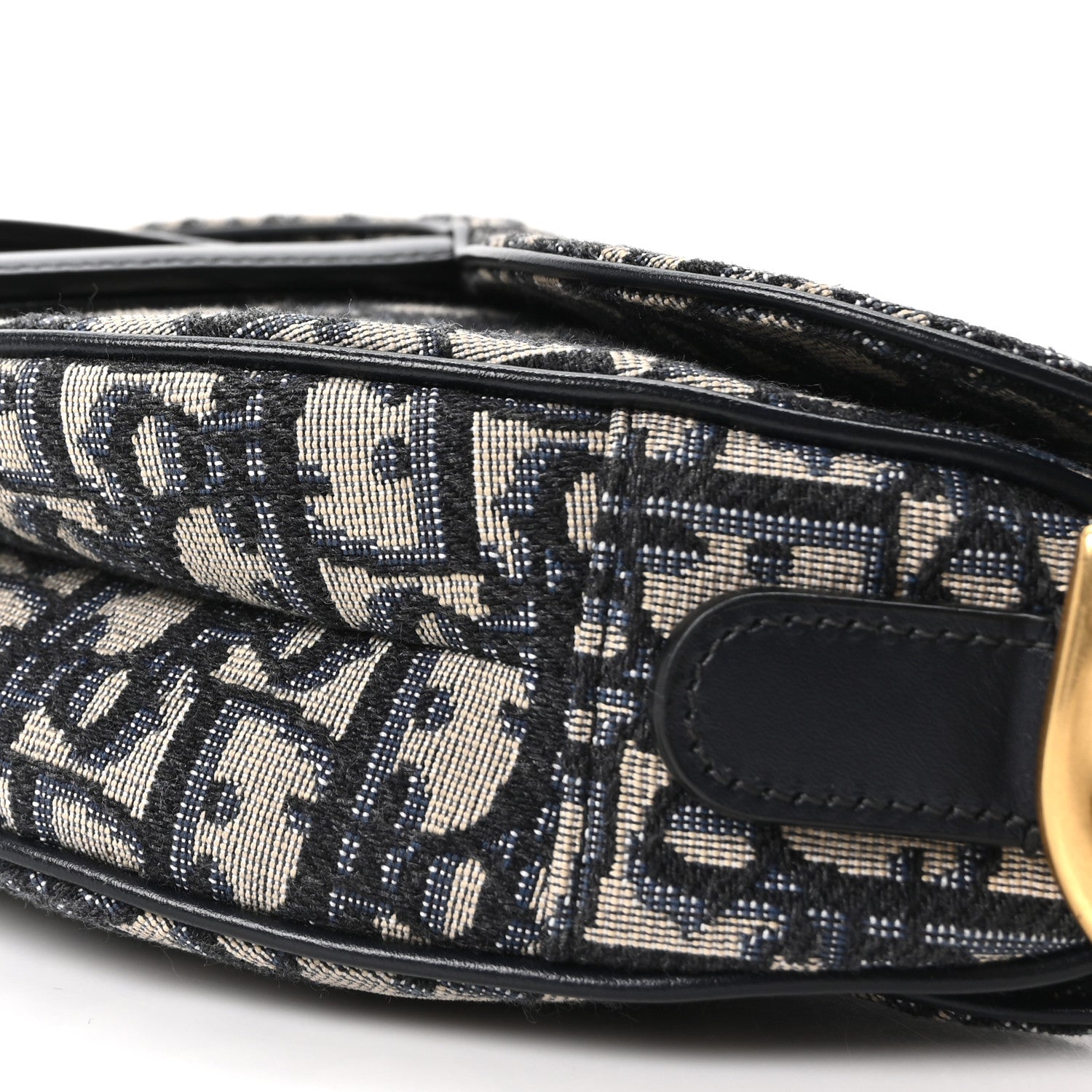 Christian Dior Oblique Saddle Bag Blue 19 of 19