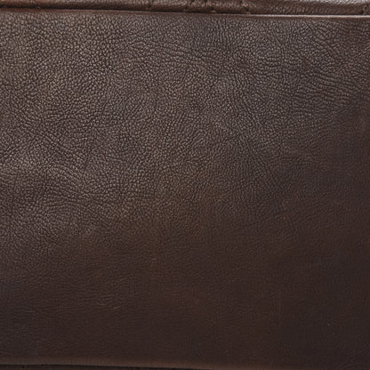 Chanel Calfskin Diamond Stitch Small Tote Dark Brown 9 of 11