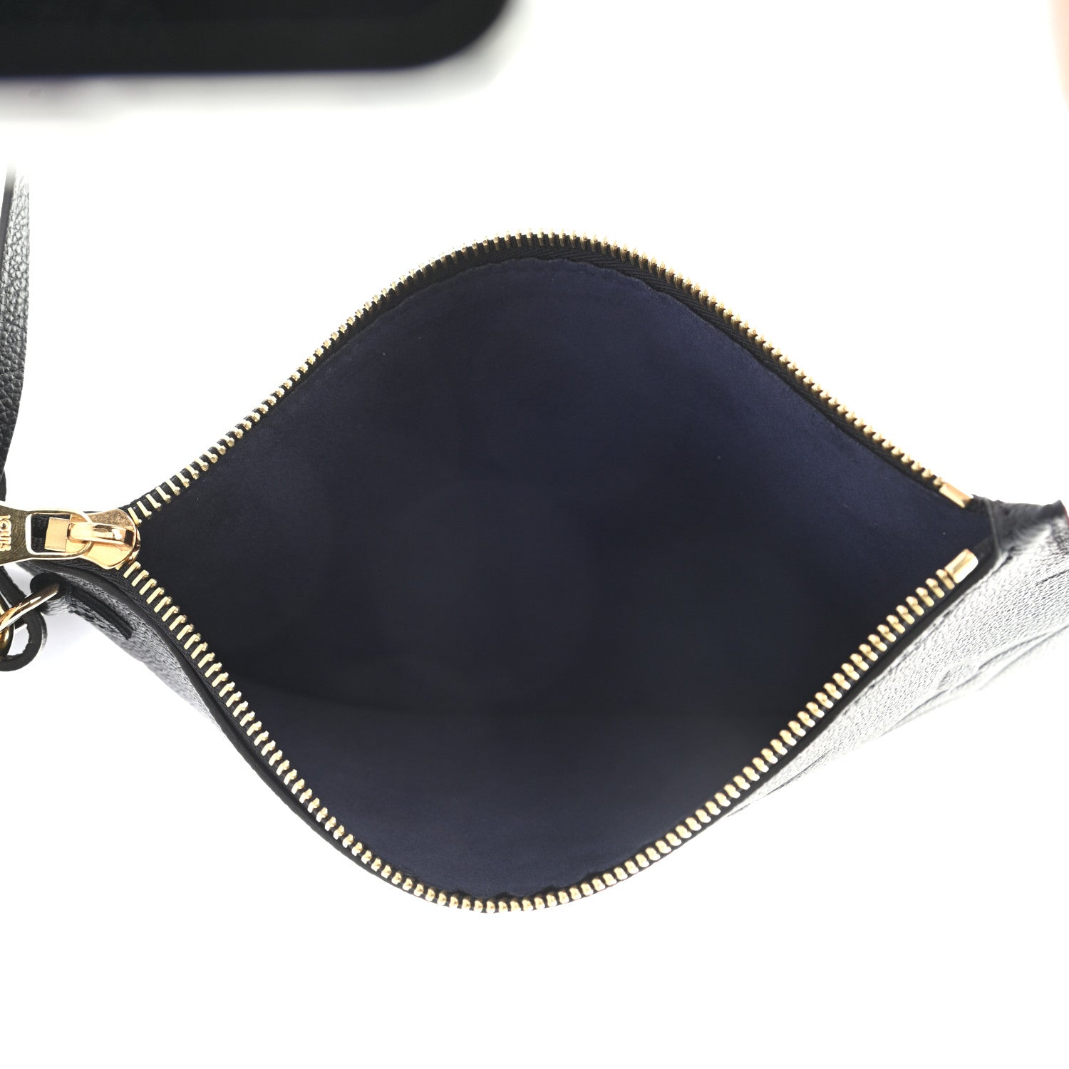 Louis Vuitton Empreinte Monogram Giant Neverfull MM Pochette Black 5 of 7