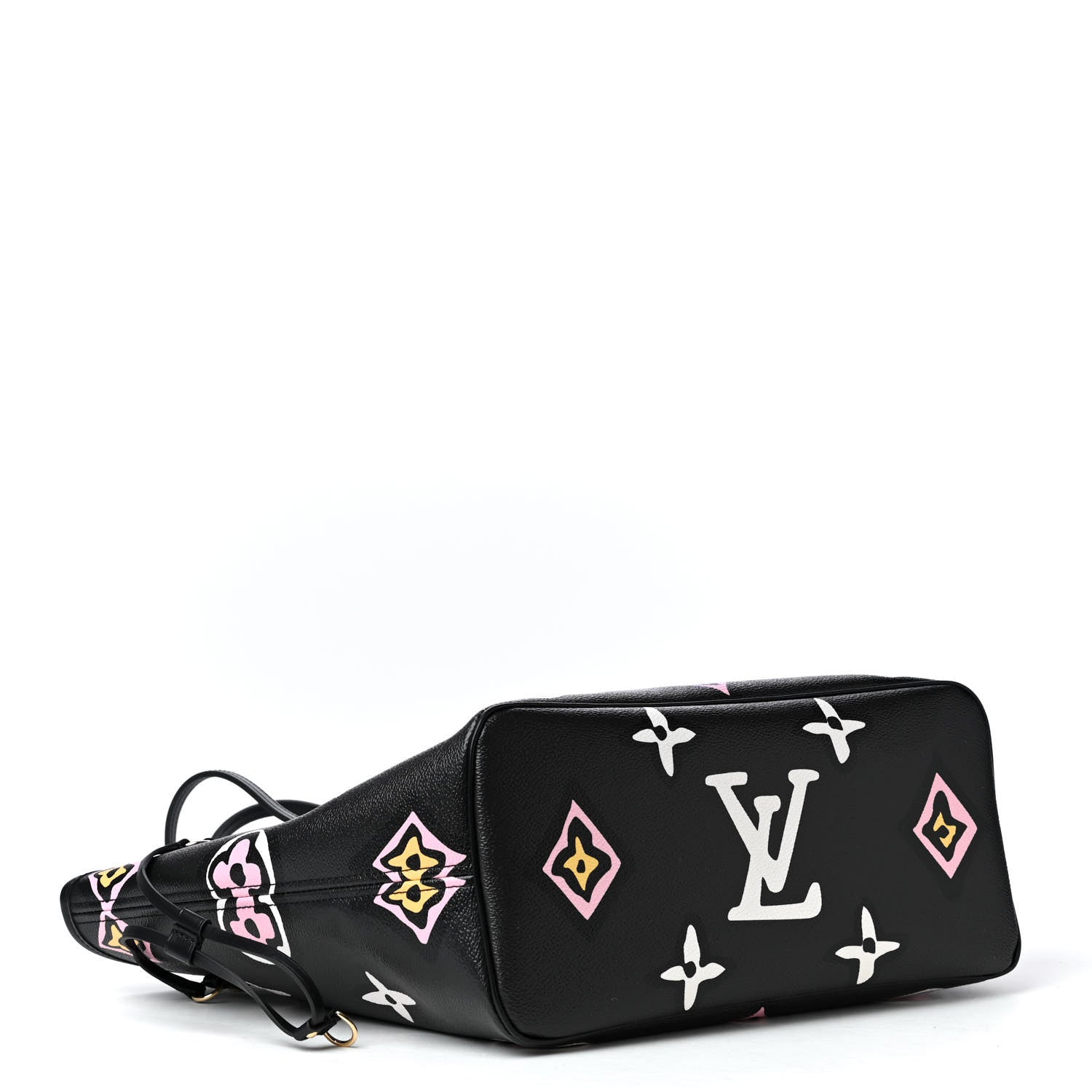 Louis Vuitton Monogram Giant Wild At Heart Neverfull MM Black 3 of 4