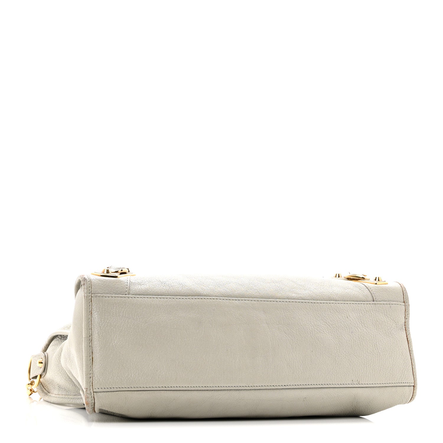 Balenciaga Chevre Gold Metallic Edge Hardware City Gris Glace 4 of 10