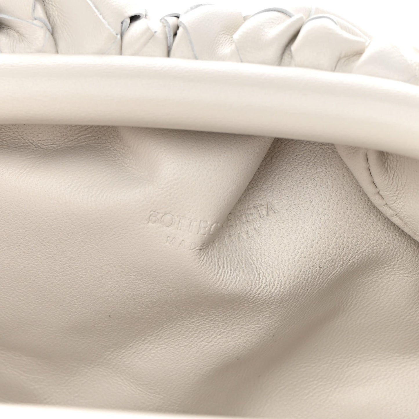 Nappa Intrecciato The Mini Pouch Chalk