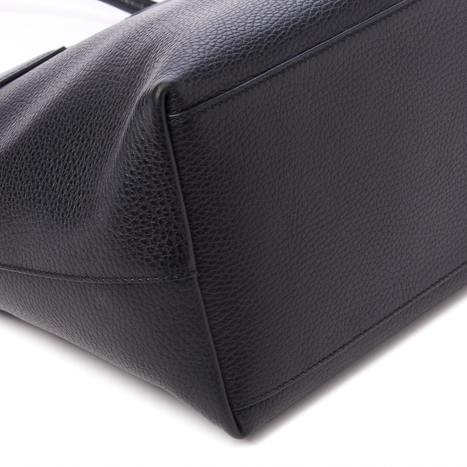 Gucci Dollar Calfskin GG Charm Dome Satchel Black 5 of 8
