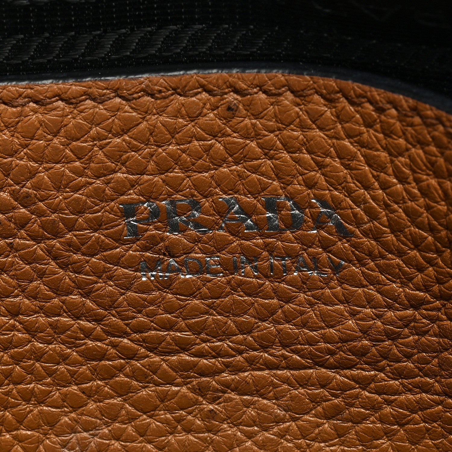Prada Vitello Daino Soft Medium Double Zip Shoulder Bag Caramel 7 of 9