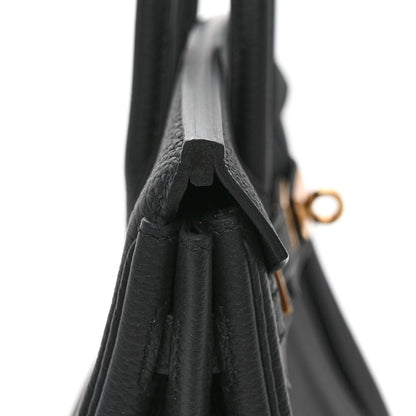 Hermes Togo Birkin 25 Black 12 of 13
