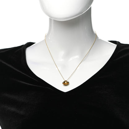Tiffany 18K Yellow Gold Elsa Peretti Cat Island Beach Shell Pendant Necklace 2 of 5