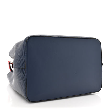 Louis Vuitton Epi Neonoe Indigo Coquelicot 4 of 16