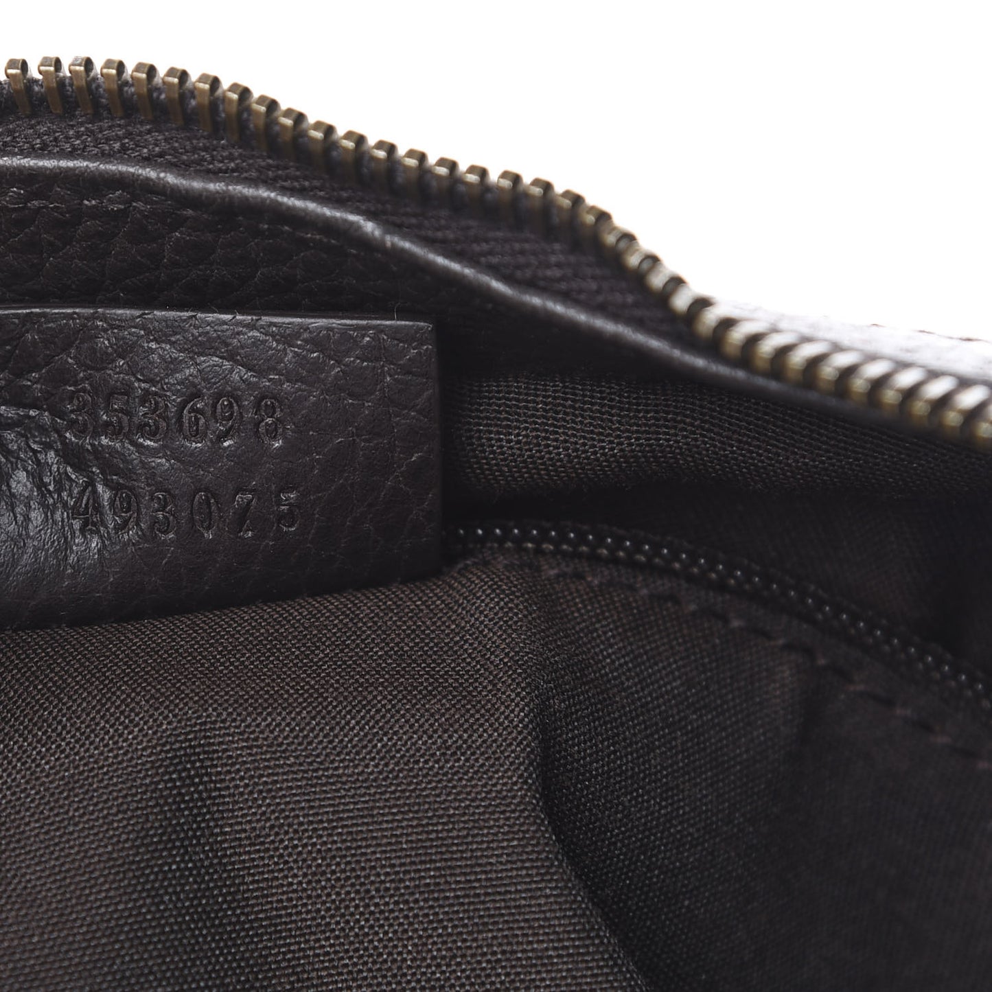 Crystal Monogram Medium GG Running Hobo Dark Brown