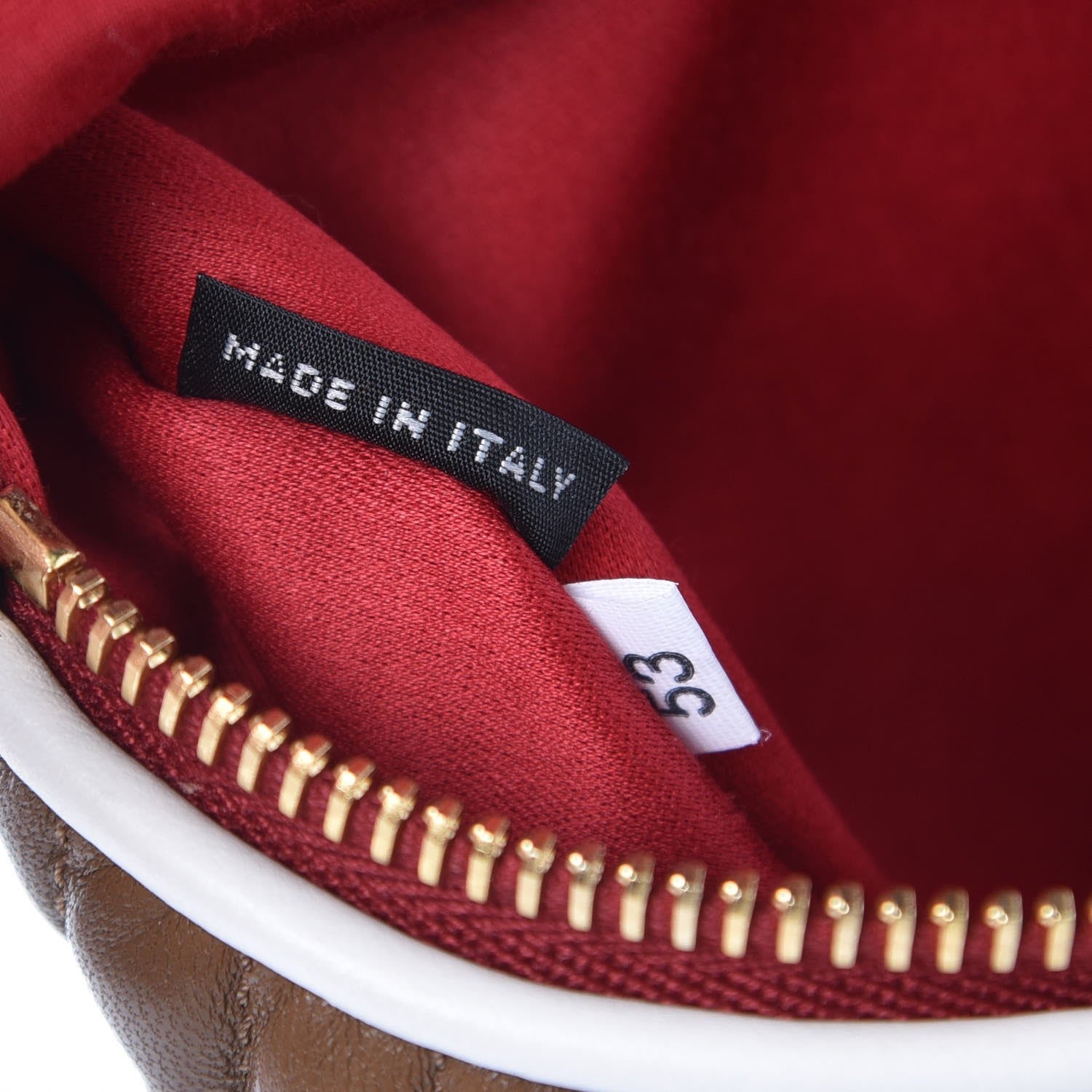 Miu Miu Nappa Matelasse Belt Bag Fuoco Cannella 7 of 7