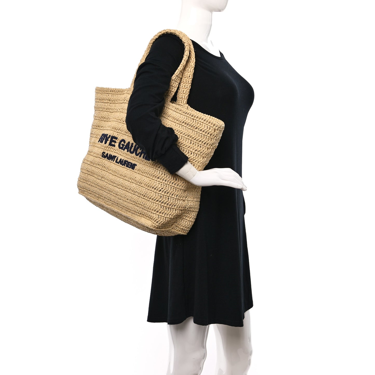 Raffia Rive Gauche Tote Natural