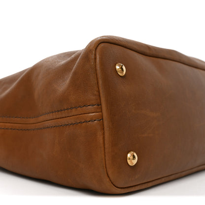Miu Miu Nappa Medium Aventure Bag Rovere 8 of 9