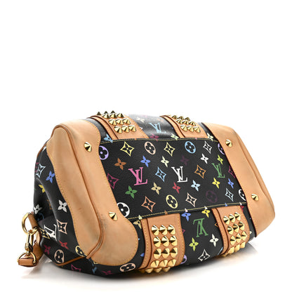 Louis Vuitton Monogram Multicolor Courtney MM Black 4 of 15