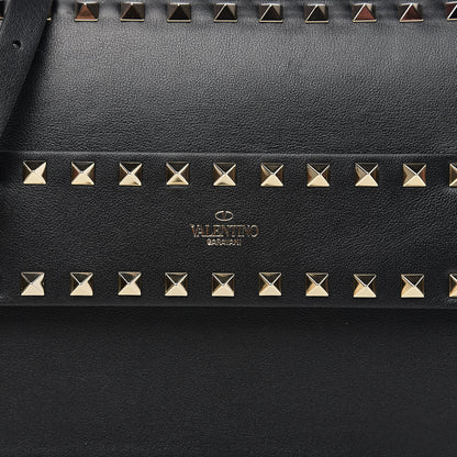 Valentino Garavani Vitello Rockstud Side Slip Crossbody Black 8 of 8