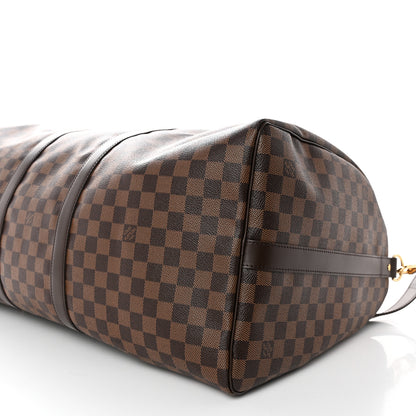 Louis Vuitton Damier Ebene Keepall Bandouliere 55 7 of 7