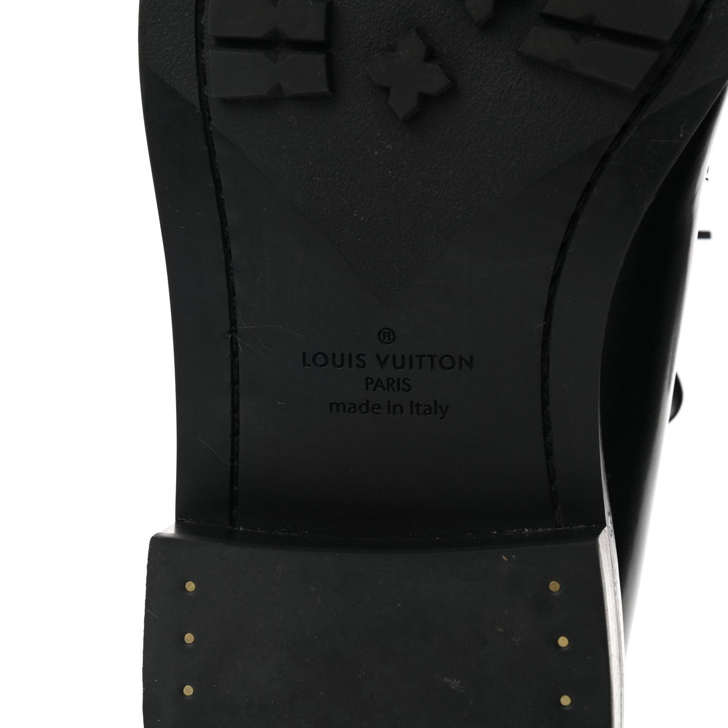 Louis Vuitton Calfskin Mens Derby Shoes 8 Black 6 of 8