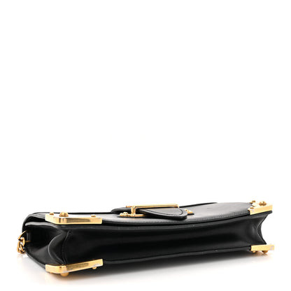Prada City Calfskin Saffiano Cahier Pochette Black 4 of 14