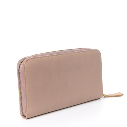 Burberry Trench Calfskin Zip Around Wallet Ash Rose 3 of 7