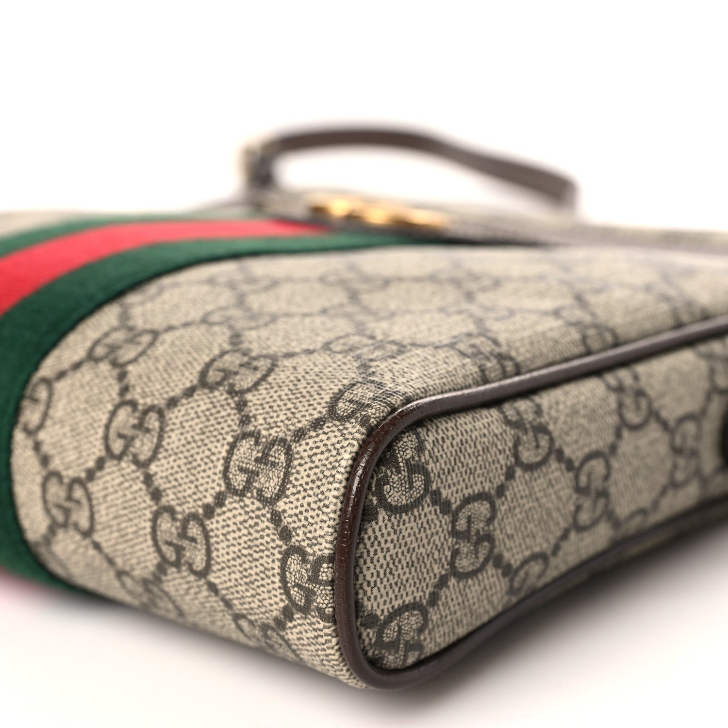Gucci GG Supreme Monogram Web Small Ophidia Messenger Bag Brown 9 of 9