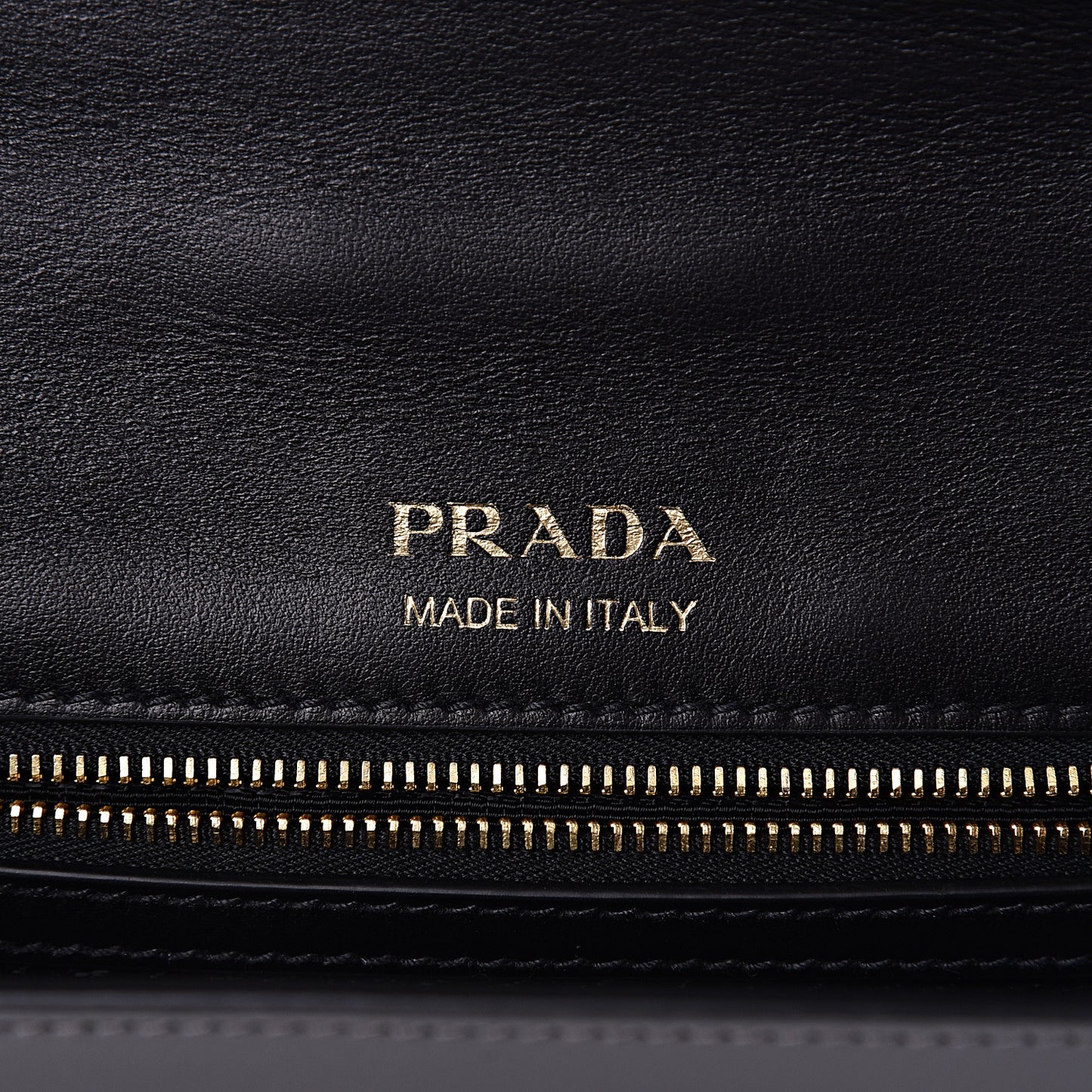 City Calf Ribbon Bag Black Marmo Bianco