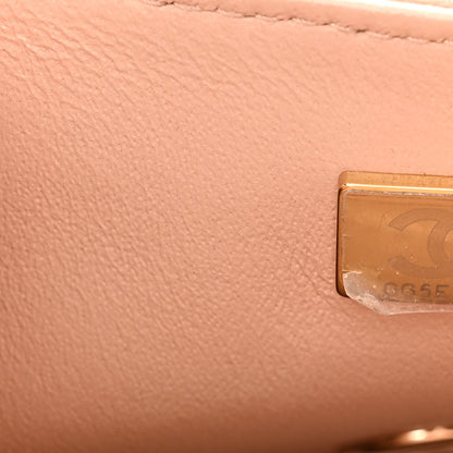 Chanel Lambskin Quilted Mini Rectangular Flap Beige 7 of 10