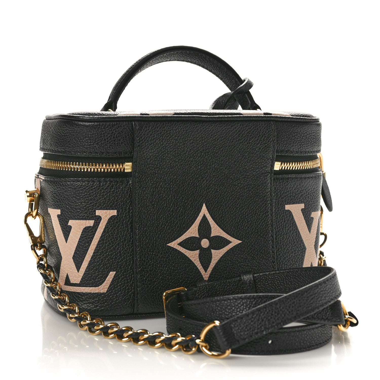 Louis Vuitton Empreinte Monogram Giant Vanity PM Black Beige 3 of 10