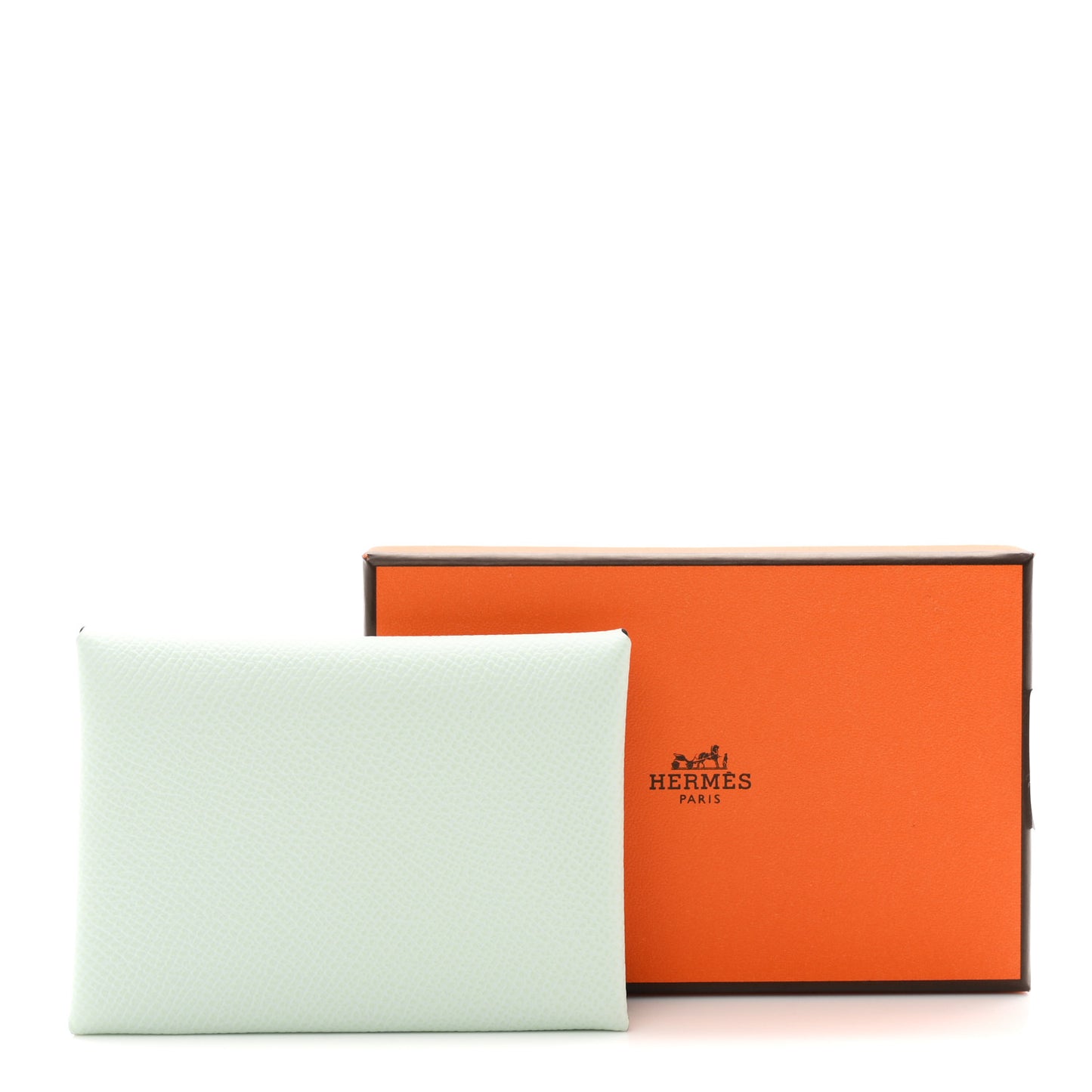 Epsom Calvi Duo Card Case Vert Peppermint