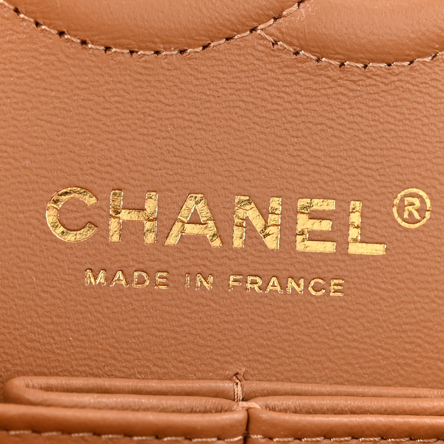 Chanel Caviar Quilted Small Double Flap Dark Beige 6 of 10