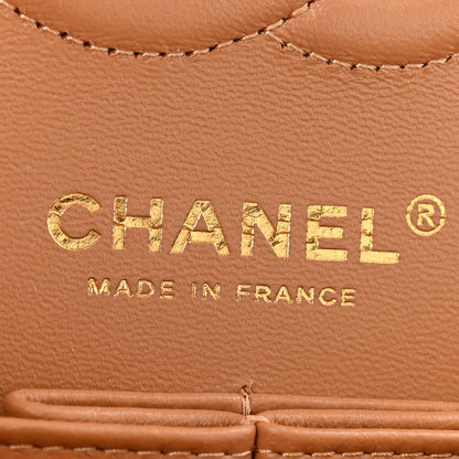 Chanel Caviar Quilted Small Double Flap Dark Beige 6 of 10