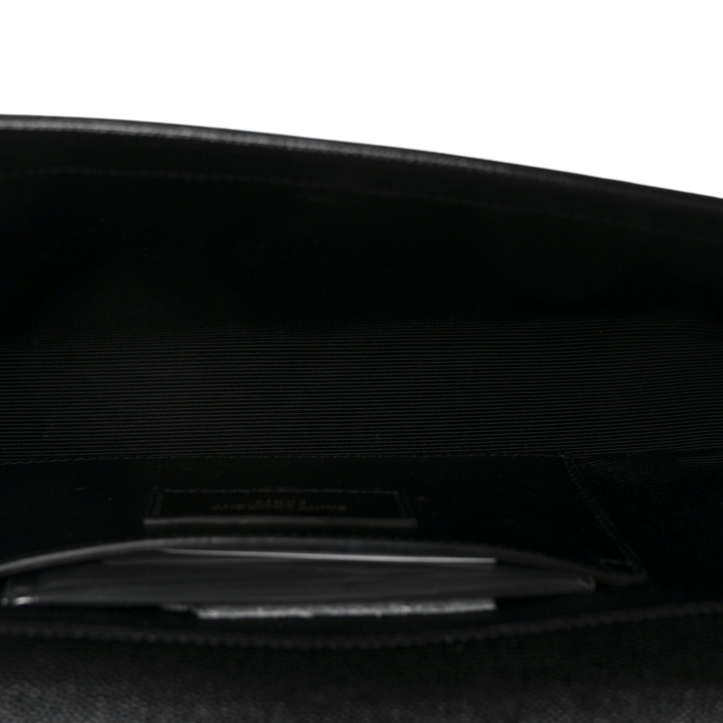 Grain De Poudre Monogram Cassandre Clutch Black