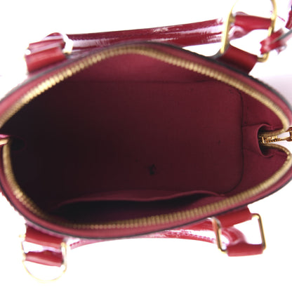 Louis Vuitton Vernis Alma BB Rose Indien 4 of 9
