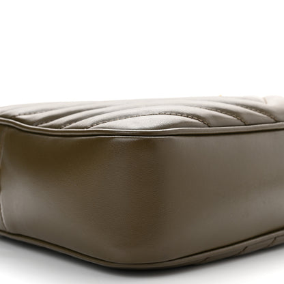Saint Laurent Calfskin Matelasse Monogram Lou Camera Bag Military Olive 9 of 11