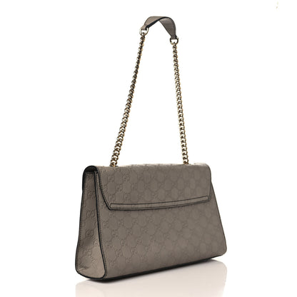 Gucci Soft Guccissima Medium Emily Chain Shoulder Bag Storm Grey 3 of 9
