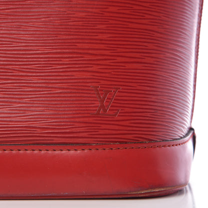 Louis Vuitton Epi Alma PM Castillan Red 8 of 30