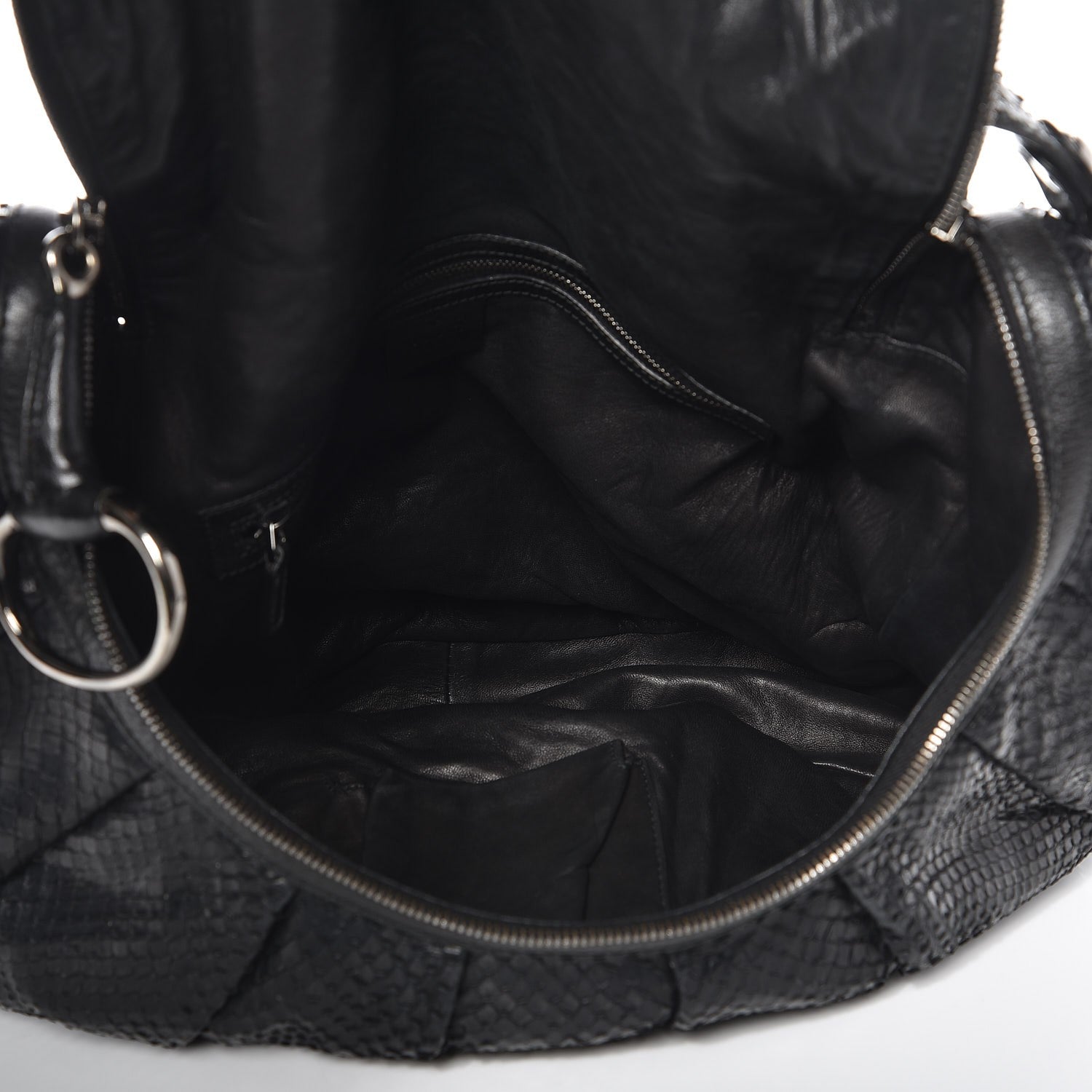 Gucci Python Icon Bit Shoulder Bag Black 6 of 14