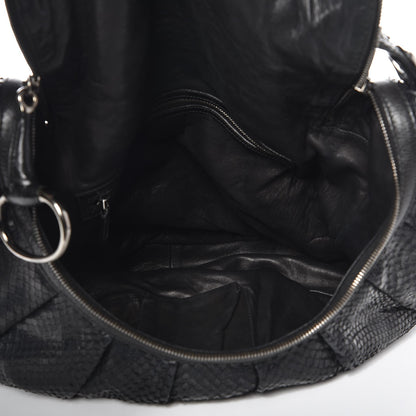 Gucci Python Icon Bit Shoulder Bag Black 6 of 14