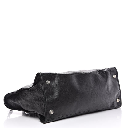 Balenciaga Agneau Giant 12 Silver Hardware Work Black 4 of 12