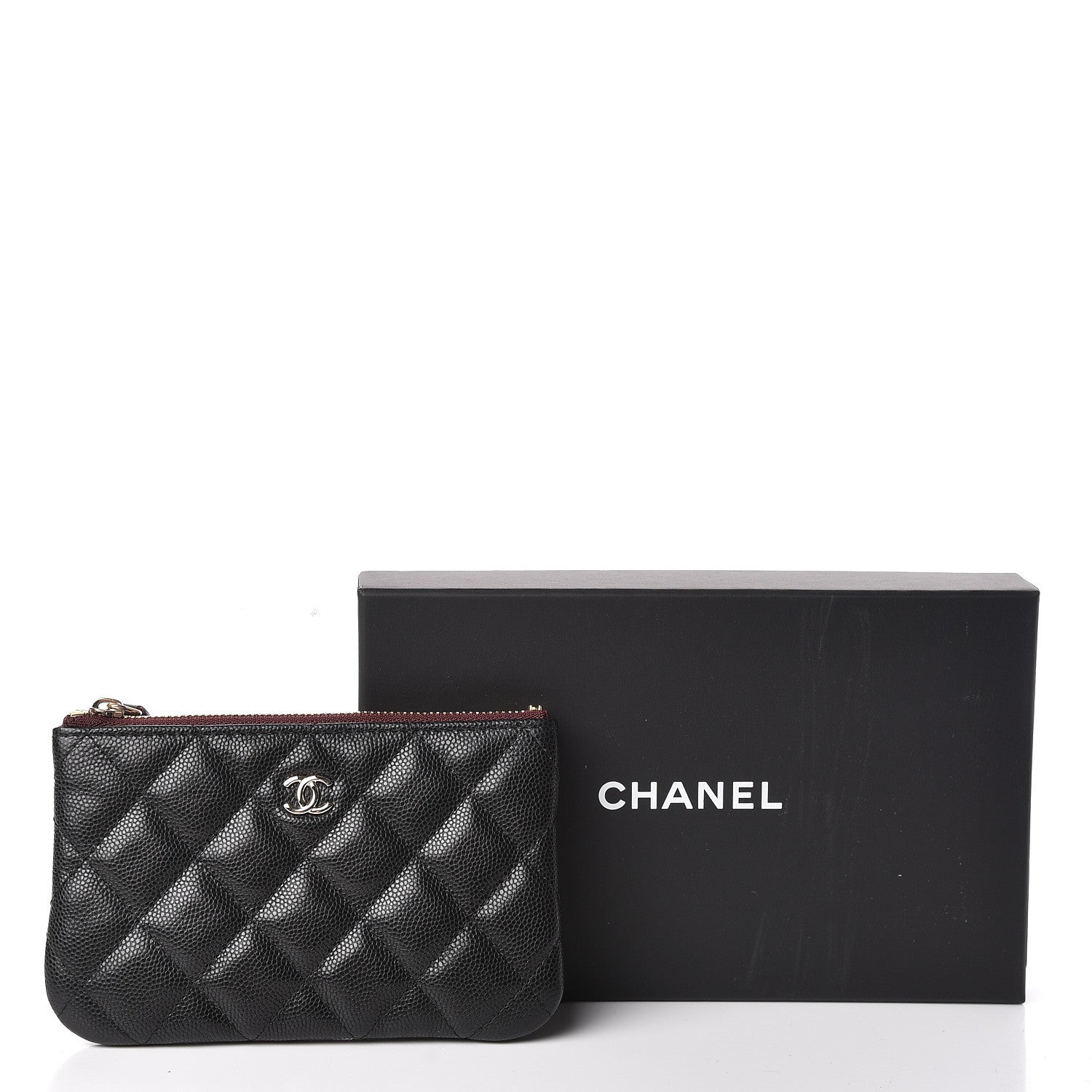 Chanel Caviar Quilted Small Cosmetic Case Black 8 of 8