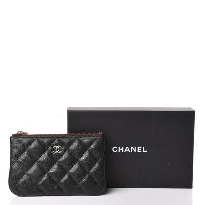 Chanel Caviar Quilted Small Cosmetic Case Black 8 of 8