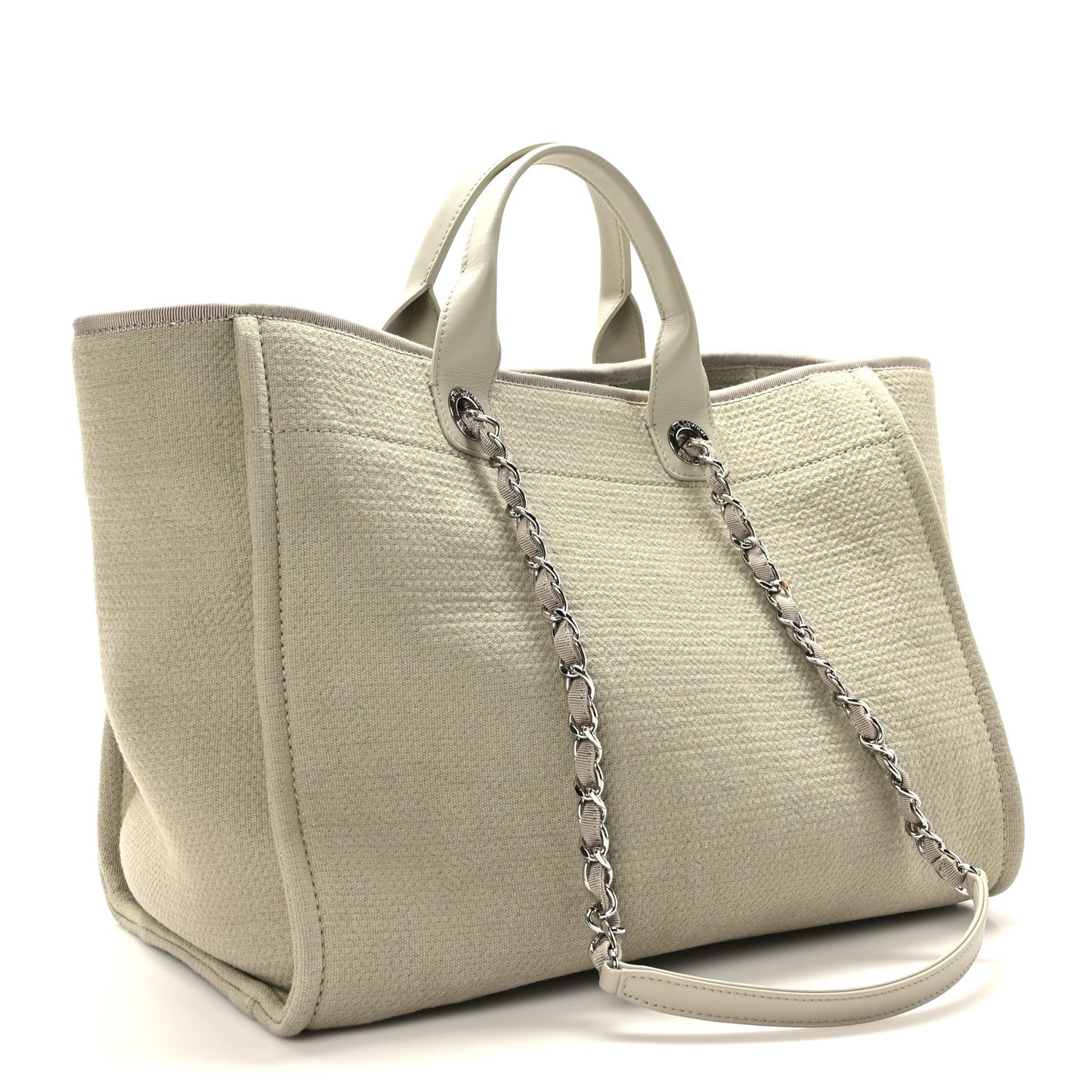 Mixed Fibers Medium Deauville Tote Grey