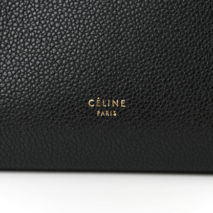 Celine Soft Grained Calfskin Small Sangle Bucket Bag Black 7 of 11