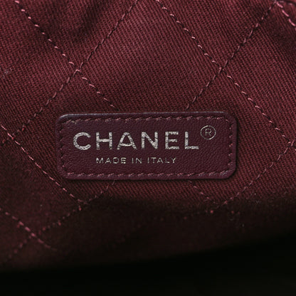 Chanel Canvas Calfskin Large Let's Demonstrate Tote White Black 6 of 12