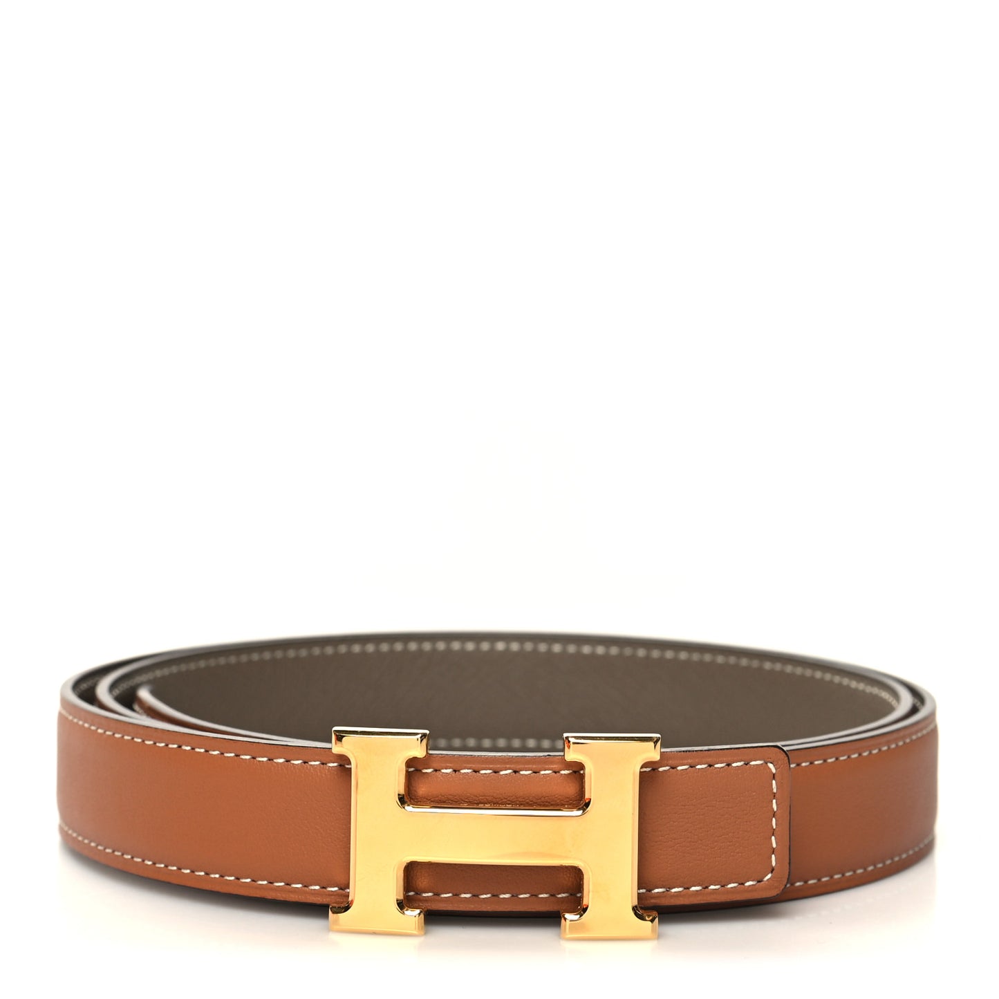 Swift Epsom 24mm Mini Constance H Belt 90 36 Etoupe Gold