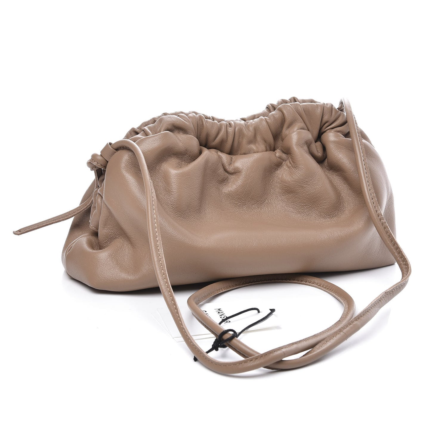 Lambskin Cloud Mini Clutch Biscotto