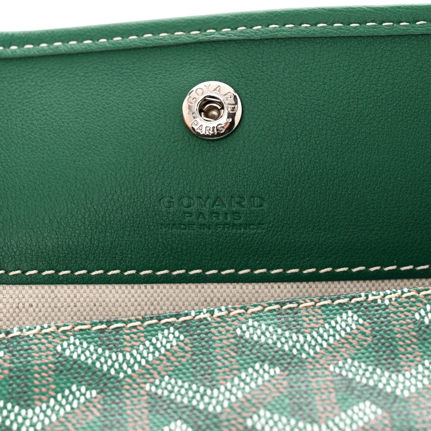 Goyard Goyardine Saint Louis GM Green 7 of 14