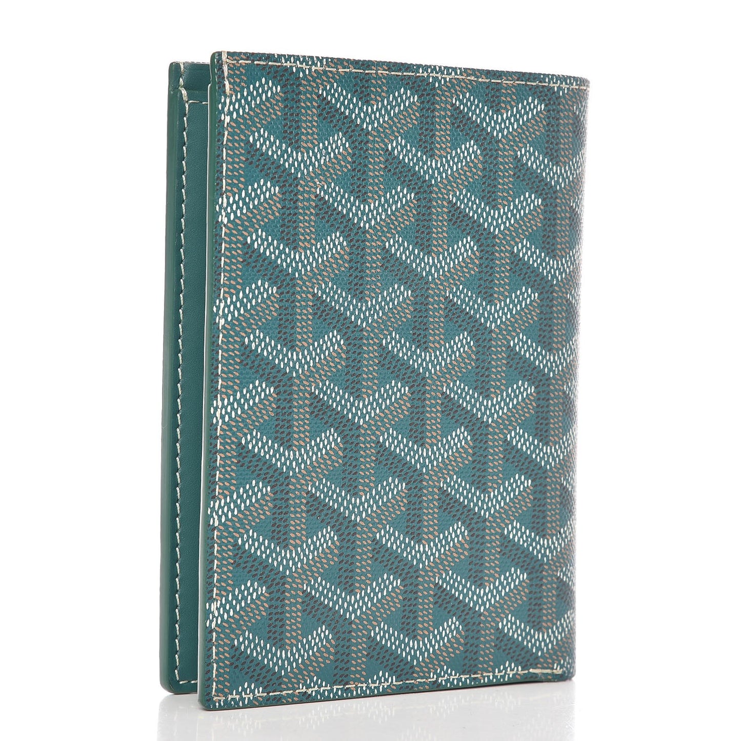 Chevron Bifold Wallet Green